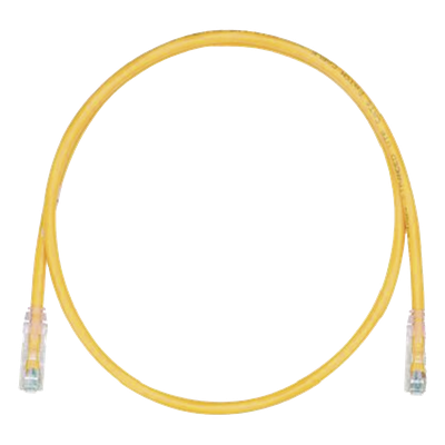 Cable de Parcheo TX6, UTP Cat6, 24 AWG, LSZH, Color Amarillo, 8 Metros (26.25 Pies)