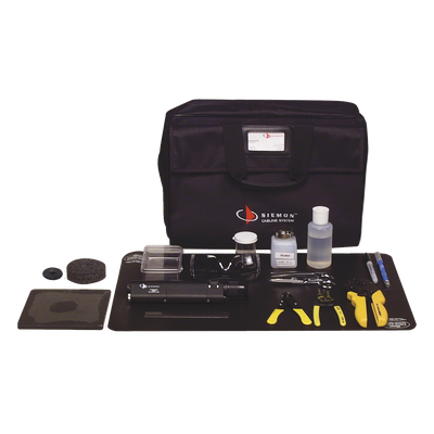 Kit de Herramientas Lightspeed para Terminación de Conectores de Fibra Óptica, ST/SC Monomodo o Multimodo