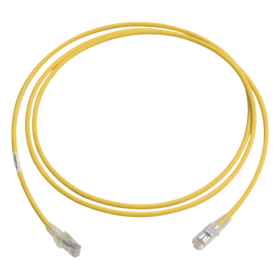 Patch Cord MC6 Modular Cat6 UTP, CM/LS0H, 2.13 Metros (7 Pies), Color Amarillo