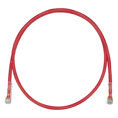 Cable de Parcheo TX6, UTP Cat6, 24 AWG, LSZH, Color Rojo, 8 Metros (26.25 Pies)