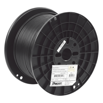 Bobina de Cable UTP de 4 Pares, Vari-MaTriX HD, Cat6A, 23 AWG, CMR (Riser), Color Negro, 305 Metros (1000 Pies)