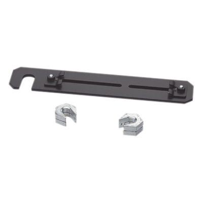 Soporte de Montaje a Techo, para Canaletas FiberRunner 4X4 o 6x4, Uso con Varilla Roscada de 5/8", Color Negro