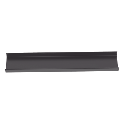 Canaleta FiberRunner™ 12X4, de PVC Rígido, Color Negro, 1.8 m de Largo