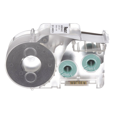 Casete de 225 Etiquetas Autolaminadas de 12.7 x 31.8 mm (0.5 x 1.25 pulgadas), para Cables de 3 a 7.1 mm (0.12 a 0.28 pulgadas) de Diámetro, Área de Impresión Color Blanco