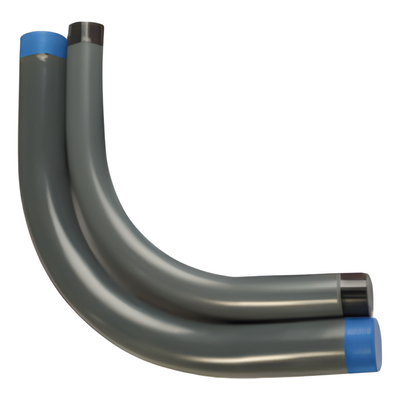 Codo Conduit Rígido de Aluminio de 2" (50.8 mm) con Recubrimiento de PVC.