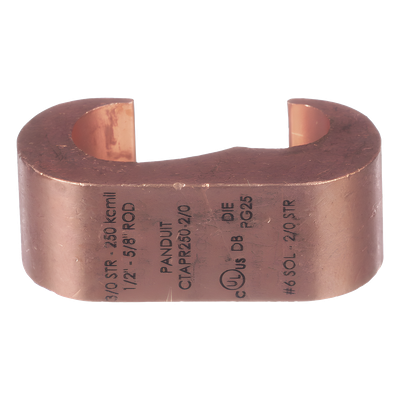 Conector de Conexión Tierra tipo "E" para Conductor de Cobre 3/0 Awg - 250Kcmil, 1 Pieza