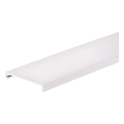 Tapa para Canaleta Ranurada, de 31.8 mm de Ancho, 1828.8 mm de Largo, Color Blanco