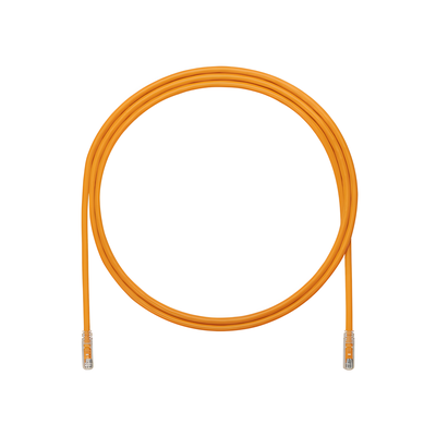 Cable de Parcheo UTP, Cat6A, 24 AWG, CM, Color Naranja, 1.52 Metros (5 Pies)