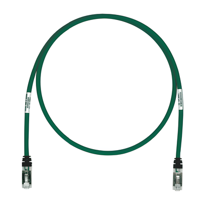 Patch Cord Cat6A, Blindado S/FTP, CM/LS0H, 1.52 Metros (5 Pies), Color Verde