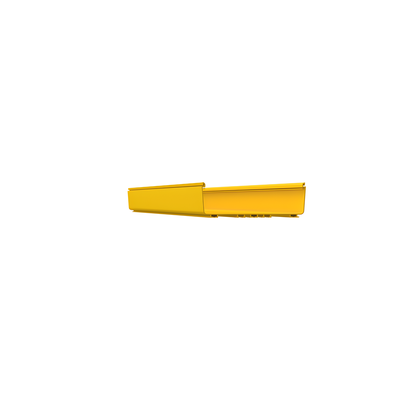 Canaleta FiberRunner™ 12X4, de PVC Rígido, Color Amarillo, 3 m. de Largo