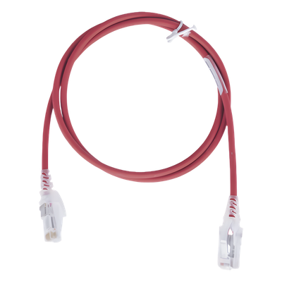 Patch Cord RJ45 6 UTP T568A/B CM/LSOH1 Rojo 2.13 Metros (7 Pies) 28AWG