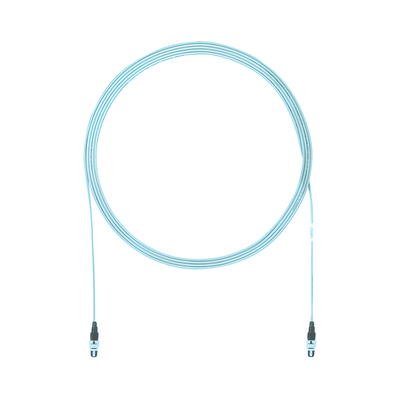 Cable de Interconexión de 12 Fibra Ópticas Multimodo OM4, Con Conector Pan-MPO Hembra - Hembra, Polaridad A, LSZH, de 22 Metros (72.18 Pies)