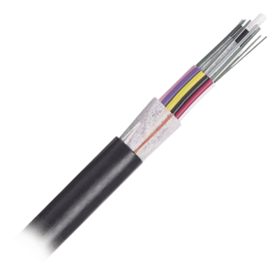 Cable de Fibra Óptica 12 Hilos, OSP (Planta Externa), No Armada (Dieléctrica), MDPE (Polietileno de Media Densidad), Multimodo OM4 50/125 Optimizada, Precio Por Metro