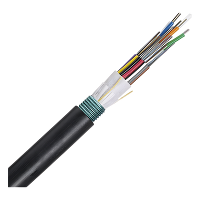 Cable de Fibra Óptica 12 Hilos, OSP (Planta Externa), Armada, MDPE (Polietileno de Media Densidad), Multimodo OM4 50/125 Optimizada, Precio Por Metro