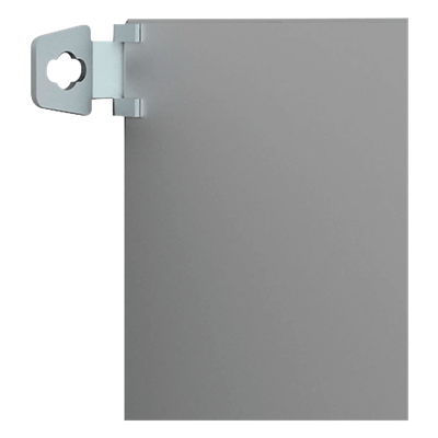 Soporte de Montaje en Pared para Gabinetes NEMA / Brackets Externos AW / Acero Suave Zincado 3 mm / 36x76x21 mm (1.42x2.99x0.83 in) / Incluye 4 Unidades con Accesorios / Mantiene Protección NEMA / IP