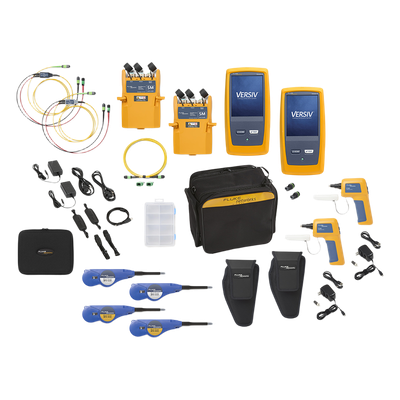 Certificador de Fibra Óptica MPO MMC Pinned/Unpinned CertiFiber Max  / Test Set de Pérdida Óptica / 24 Fibras en 1 Segundo  / Sistema Versiv / LinkWare Live / Doble Inspección