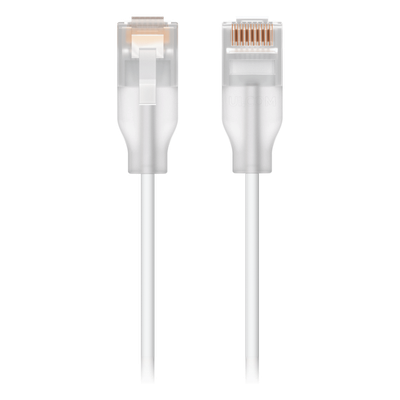Patchcord UniFi Etherlighting de 1 Metro (3.28 Pies), hasta 10GbE / Soporta hasta PoE+++ / Conector RJ45 Transparente para Mejores Efectos de Luz con Switches USW PRO MAX