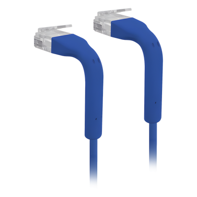 UniFi Patch Cable Cat6 Ultradelgado GbE con Botas Flexibles, Color Azul, 5 Metros (16.40 Pies)