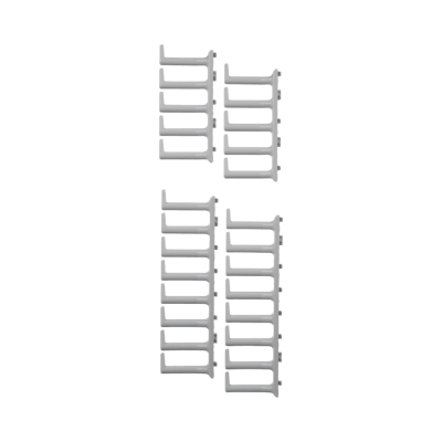 Kit de Dedos Para Administración de Cables en Gabinetes FlexFusion™, de 42 o 45 UR,  Dedos de 100 mm de Longitud, Color Blanco 