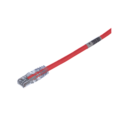 Cable de Parcheo TX6, UTP Cat6, 24 AWG, CM/LSZH, Color Rojo, 1 ft