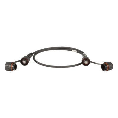 Patch Cord Cat6A IndustrialNet, Blindado S/FTP, Con Plug Industrial y Tapa en Cada Extremo, 2 Metros
