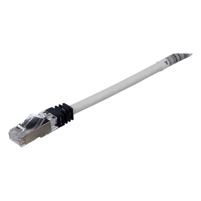 Patch Cord Cat6A, Blindado S/FTP, CM/LS0H, 10 Metros, Color Gris