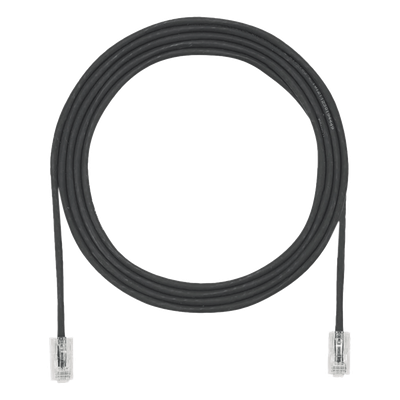 Cable de Parcheo UTP Cat6A, CM/LSZH, Diámetro Reducido (28AWG), Color Negro, 4 ft.