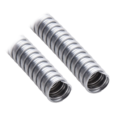 Tubo Flexible de 1/2" (13 mm) en Acero Galvanizado. Rollo con 50 m. 