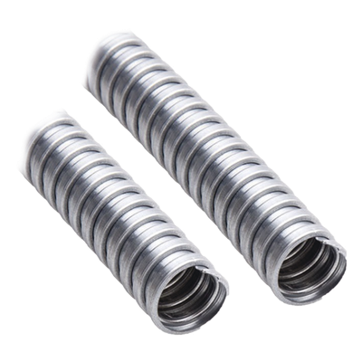 Tubo Flexible de 1 1/4" (32 mm) en Acero Galvanizado. Rollo con 30 m.