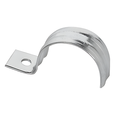 Abrazadera para tubo tipo uña 1 1/4" bolsa con 5 piezas