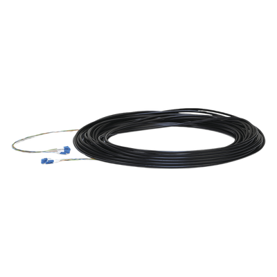 FiberCable de 90 m (300ft) Monomodo (SM) con conectores LC, ideal para equipos EdgeRouter, EdgeSwitch y EdgePoint.