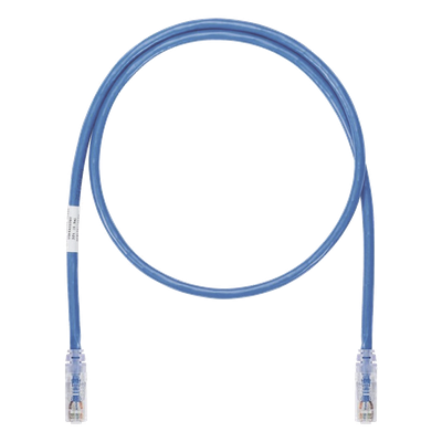 Cable de Parcheo UTP, Cat6A, 26 AWG, CM, Color Azul, 7ft