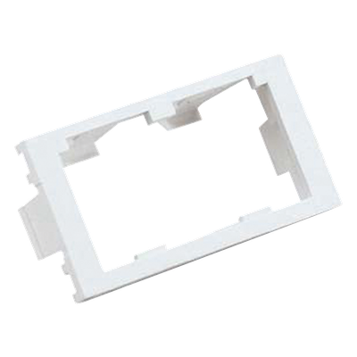 Inserto Plano de 1/3, Espacio para Dos Módulos Mini-Com®, Color Blanco Mate
