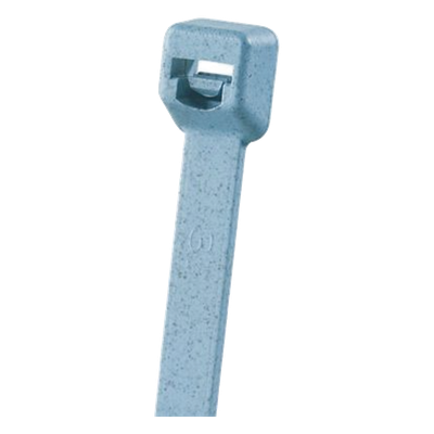 Cincho Pan-Ty™ 203mm Largo x 3.4mm ancho,  Intermedio de Nylon 6.6 y Metal Detectable, Color Azul Claro. 100 Piezas.