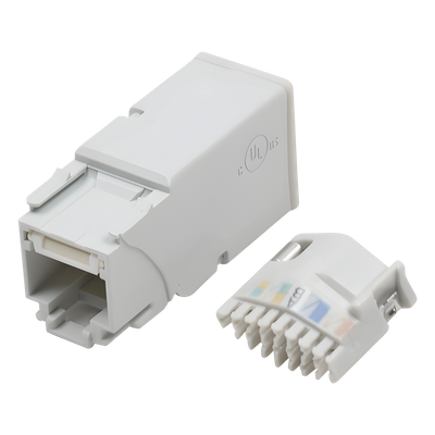 Conector para Patch Panel Z-MAX, UTP, Cat6A, Versión Bulk (Sin Empaque Individual)