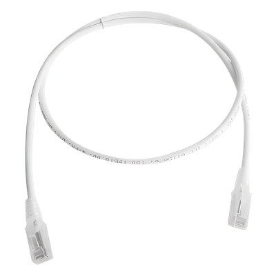 Patch Cord MC6 Modular Cat6 UTP, CM/LS0H, 3ft, Color Blanco
