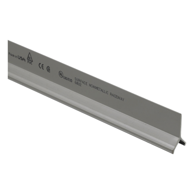 Divisor para uso con canaletas T70, Material PVC Rígido, 2.4 m de Largo, Color Gris Internacional 
