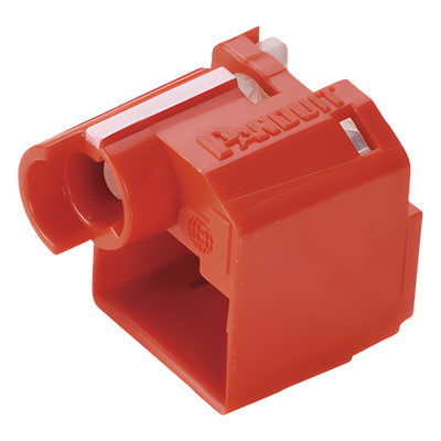 Kit de 10 Dispositivos para Impedir Desconexión de Plug RJ45, Color Rojo, Incluye Herramienta para Instalar/Retirar 
