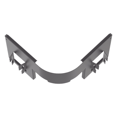 Accesorio Para Control de Radio de Curvatura, Para Charolas Wyr-Grid®, 4 in de Alto, Color Negro