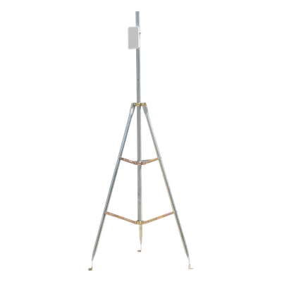 Kit de Montaje de Tripie con Mástil de 3 metros Ideal para instalar Antenas, Radios, Cámaras, etc...