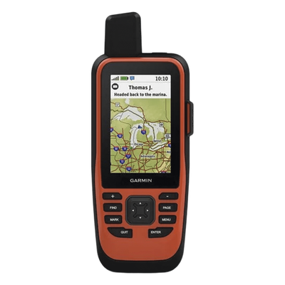 GPS Portátil GPSMAP® 86i / Pantalla TFT Transflectiva de 3" / Resolución 240 x 400 píxeles / Batería de Ion Litio con Autonomía de 35 Horas / Memoria de 16 GB / Compatible con NMEA 0183 y microUSB / Brúju