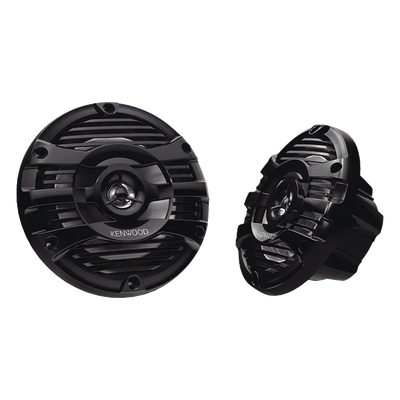 Par de Altavoz Marino de 6.5" / 2 Vías / 4 Ohm / 50W RMS / PP Resistente al Agua / Rejilla UV 