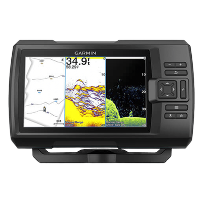 STRIKER Vivid 7cv / Pantalla WVGA a Color 7" / Resolución 800x480 / GPS Integrado / Sonda Tradicional y ClearVü / Frecuencias 50-800 kHz / Potencia 500 W / IPX7 / Quickdraw Contours / Conectividad Wi-Fi