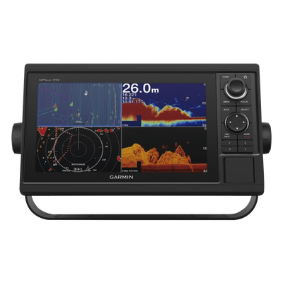GPSMAP® 1022xsv ecosonda de 10" SIDEVÜ, CLEARVÜ y CHIRP tradicional.