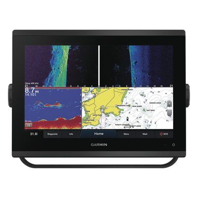 GPSMAP 1223xsv / Pantalla Táctil WXGA 12.1" / Resolución 1280x800 / GPS-GLONASS-Galileo / Compatible con NMEA 2000 y 0183 / Sonda CHIRP Integrada / ClearVü y SideVü / IPX7 / Alimentación 10-32 Vdc