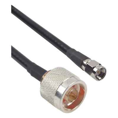 Cable LMR-240UF (Ultra Flex) de 60 cm (23.62 pulgadas) con Conectores N Macho y SMA Macho.