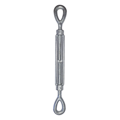 Tensor de 1/2" x 6" Acero Forjado OJO-OJO Galv. Inmersión en Caliente (Carga Max. 2200 Kg).