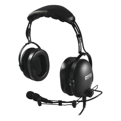 Diadema Heavy Duty sobre la cabeza para KENWOOD NX-340/320/420, TK-3230/3000/3402/3312/3360/3170