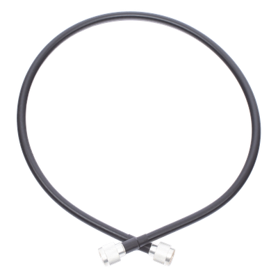 Jumper de 85 cm (33.46 Pulgadas) con Cable Coaxial LMR400 Conectores N Macho en Ambos Extremos