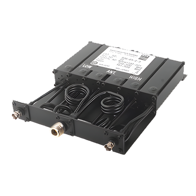 --DESCONTINUADO--Duplexer Compacto de Rechazo de Banda, 164-174 MHz, 6 cavidades, 50 Watt.